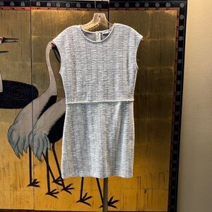 Zara White Tweed Mini Dress